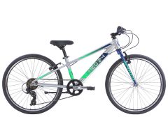 Apollo Neo+ 24" 7 Speed Kids Bike - Navy/Neon Green