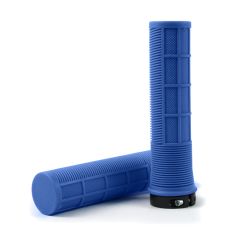 QBP Single Lock On MTB Grips - Dark Blue