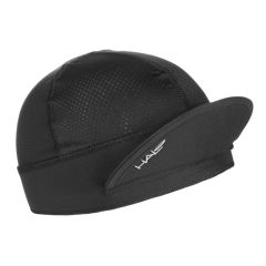 Halo Cycling Cap with Flexible Visor - Black