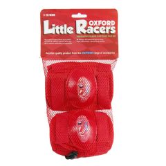 Oxford Little Racers Kids Elbow Knee Pad Set - Red