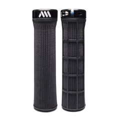 All Mountain Style AMS Berm Single Lock On MTB Grips - Black 1