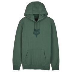 Fox Head Fleece Mens Pullover Hoodie - Hunter Green 1