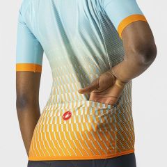 Castelli Women's Climbers 2.0 Jersey 2022 - Aqua/Orange 3