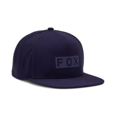 Fox Wordmark Tech Snapback Hat - Midnight 1