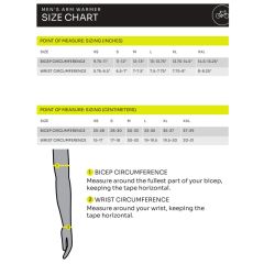 Pearl Izumi Mens Arm Warmer Sizing Chart