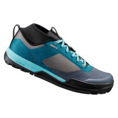 Shimano GR701 Womens Flat Pedal Shoes - Teal/Grey 1