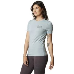 Fox Womens Caveaut SS Tech Tee - Gunmetal