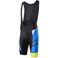 Fox Ascent LE Savant Bib Shorts - Blue