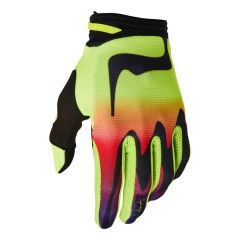 Fox 180 Kozmik MTB Gloves - Yellow/Red 1