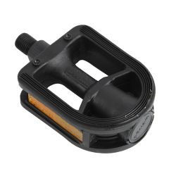 Azur Plastic Kids Pedals 80mm 1/2" - Black