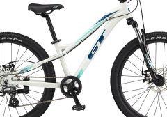 GT Stomper Ace 8 Speed 24" Kids Bike - White