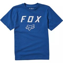 Fox Youth Legacy Moth SS Tee - Royal Blue