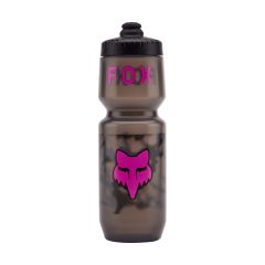 Fox Purist Taunt Water Bottle 750mL/26oz - Smoke/Pink