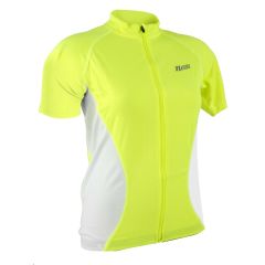 Netti Cruze Womens Jersey - Fluro Yellow/White