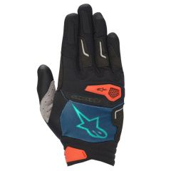 Alpinestars Drop Pro Gloves - Poseidon Blue / Orange