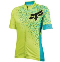 Fox Switchback Comp Womens Jersey - Yellow