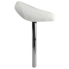 BYK E-450 Kids Bike Saddle with Post - White 2