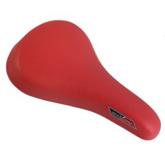 Endzone Vinyl BMX Saddle with Clamp - Red