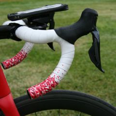 Guee SL Geo Bar Tape - Red/Grey/White 4