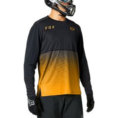 Fox Flexair Long Sleeve Jersey - Black/Gold