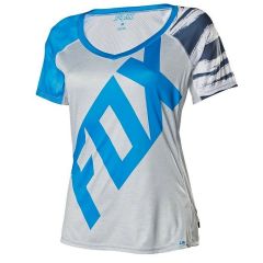 Fox Lynx Womens Jersey - Blue/Grey L