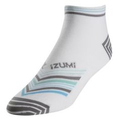 Pearl Izumi Elite Womens Socks - White/Blue