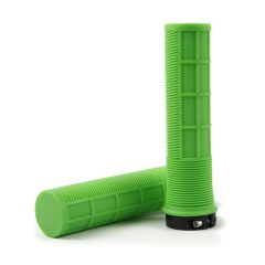 QBP Single Lock On MTB Grips - Lime Green