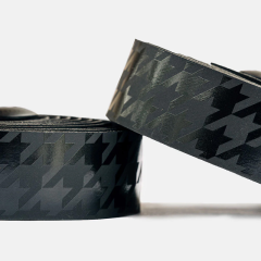 Burgh Endurance Houndstooth Stealth Bar Tape - Black