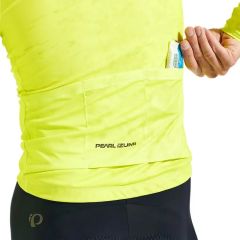 Pearl Izumi Attack Long Sleeve Jersey - Screaming Yellow Disrupt 4