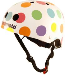 Kiddimoto Helmet -Pastel Dotty  M