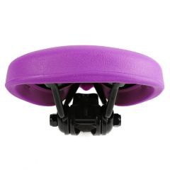 Endzone Vinyl BMX Saddle with Clamp - Purple