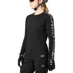 Fox Womens Ranger Drirelease Long Sleeve Jersey - Black