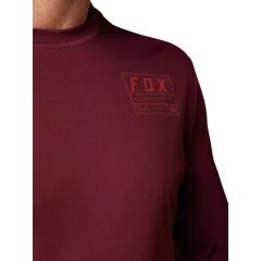 Fox Ranger Swath Long Sleeve Jersey (2022) - Dark Maroon