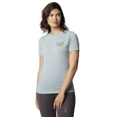 Fox Womens Caveaut SS Tech Tee - Gunmetal