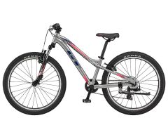 GT Stomper Prime 7 Speed 24" Kids Bike - Silver