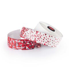 Guee SL Geo Bar Tape - Red/Grey/White 1