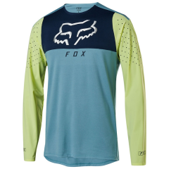 Fox Flexair Delta Long Sleeve Jersey - Light Blue