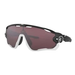 Oakley Jawbreaker Sunglasses - Matte Black/White w/PRIZM Road Black