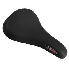 Endzone Vinyl BMX Saddle with Clamp - Black