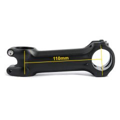 BikeLane Alloy 31.8mm Stem 8 Degrees 1 1/8" Black