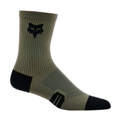 Fox 6" Ranger Socks 2024 - Olive Green 1