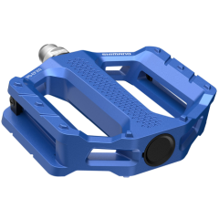 Shimano PD-EF202 Platform Flat Pedals - Blue