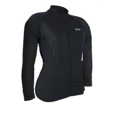 Netti Sunshield Womens Long Sleeve Jersey - Black