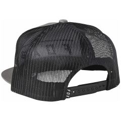 Fox Pinnacle Mesh Snapback Hat - Pewter Grey