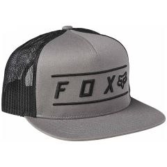 Fox Pinnacle Mesh Snapback Hat - Pewter Grey