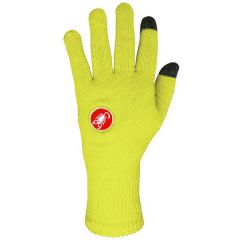 Castelli Prima Knit Gloves - Yellow