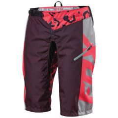 Fox Demo DH Womens Shorts - Neon Red M