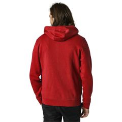 Fox Pinnacle Zip Fleece Hoodie - Flame Red