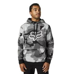 Fox Legacy Foxhead Pullover Fleece Hoodie - Black Camo