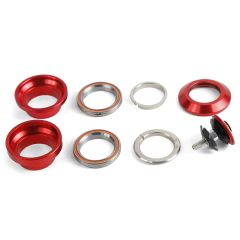 Neco Alloy 1 1/8" Threadless Headset 34mm Sealed Bearing - Red